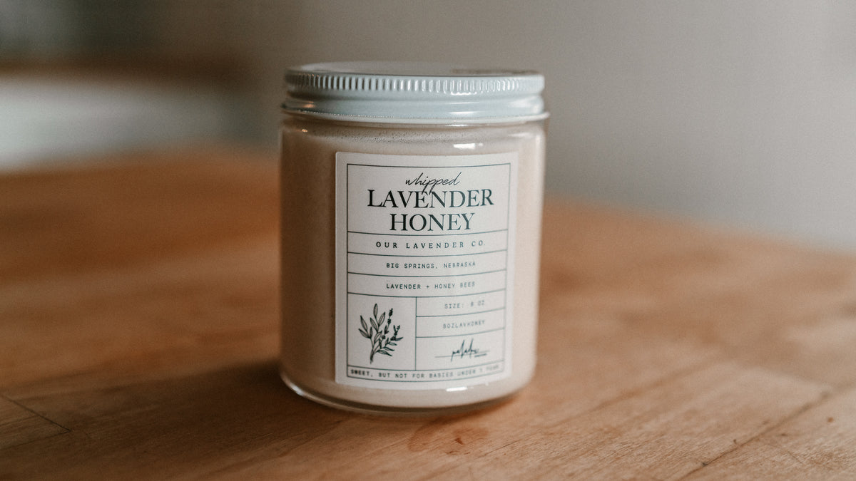 Whipped Lavender Honey